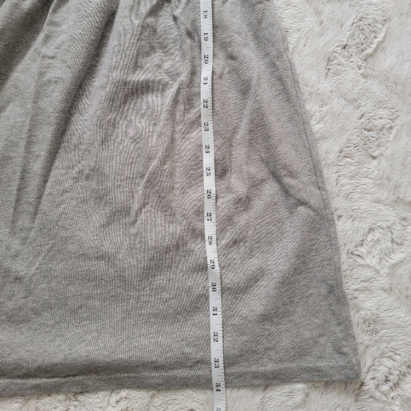 J Crew Heathered Gray Villa Button Detail Back Cotton Blend Knit Dress Size XS - Picture 12 of 14
